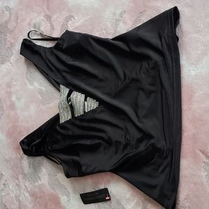 Bebe crystal band top M